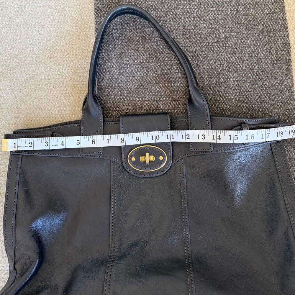 Fossil Leather Vintage Reissue Weekender Tote